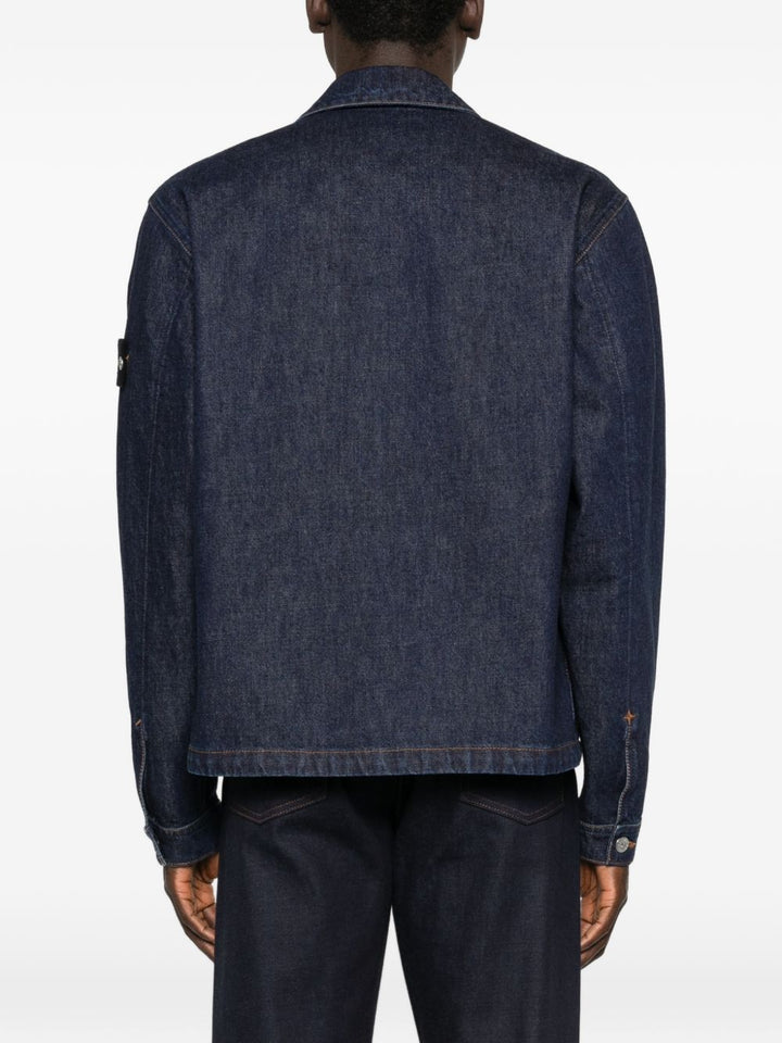 Stone Island Coats - Blue and green | 855722459b4b2d9f396475f737d9b9a3a53d2a21