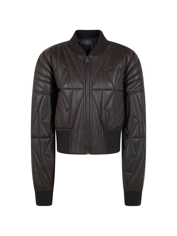 Leather Bomber Jacket
