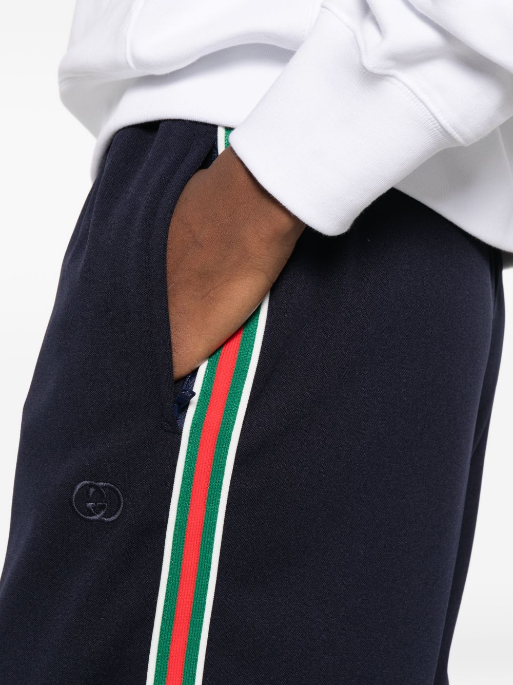 Gucci Trousers - Blu e verdi | 2422f696fb62b0b543b18ca5db1dbff8d039d4d7