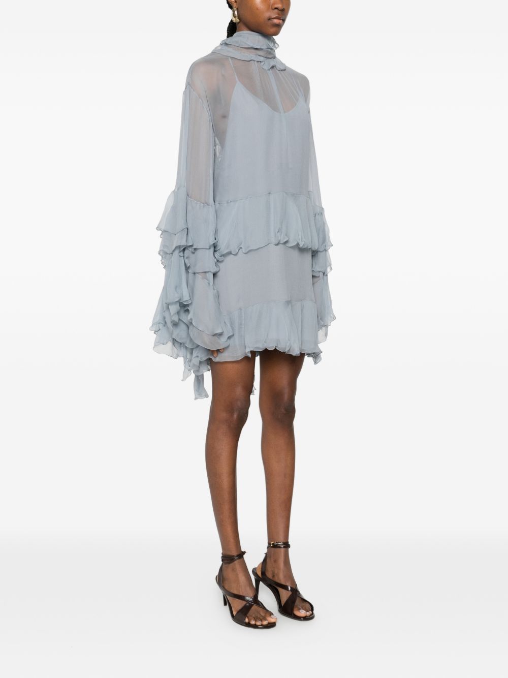 Chloè Dresses - Blue and green | a817f4ebae793205ebfade16e75edfd4fffdcfcf