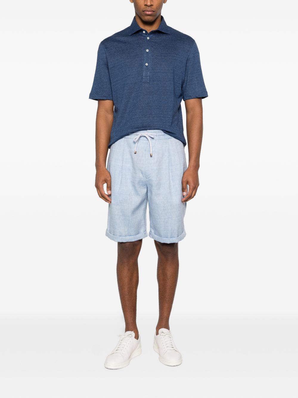 Brunello Cucinelli T-shirts and Polos - Blue and green | b6161a886e23cd8e2cb3fc0f98da6225df164350