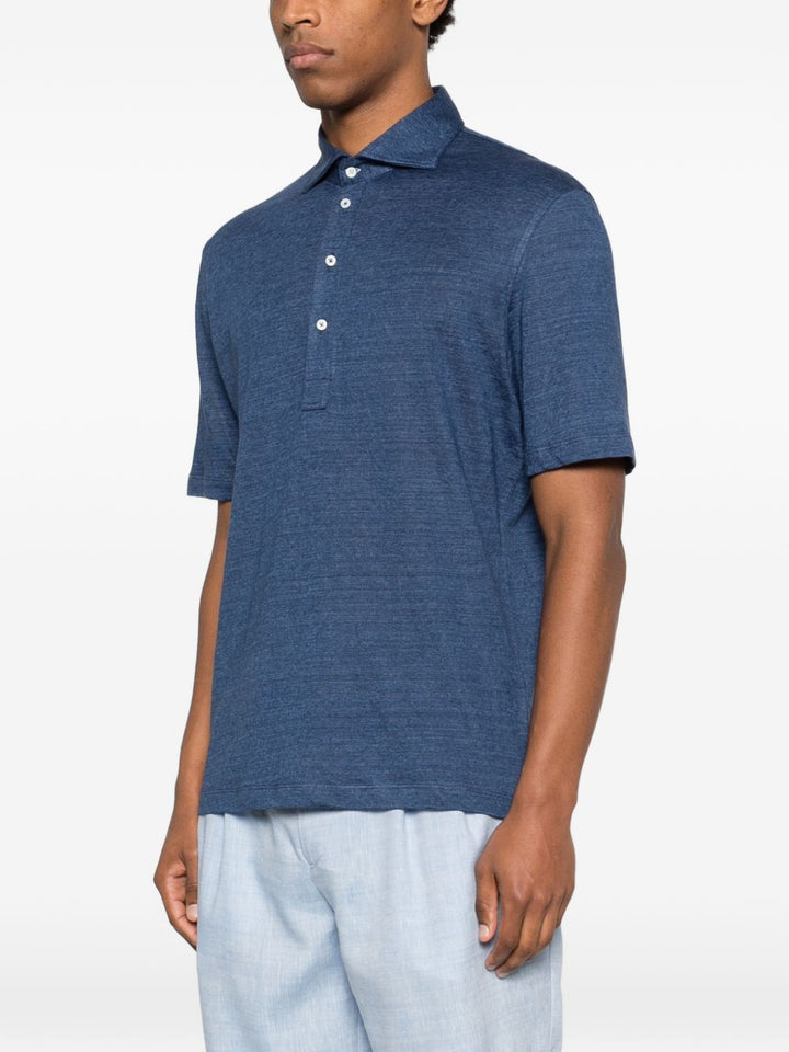 Brunello Cucinelli T-shirts and Polos - Blue and green | 1c2dce082f69bd4489d140883e9e42a120ec326d