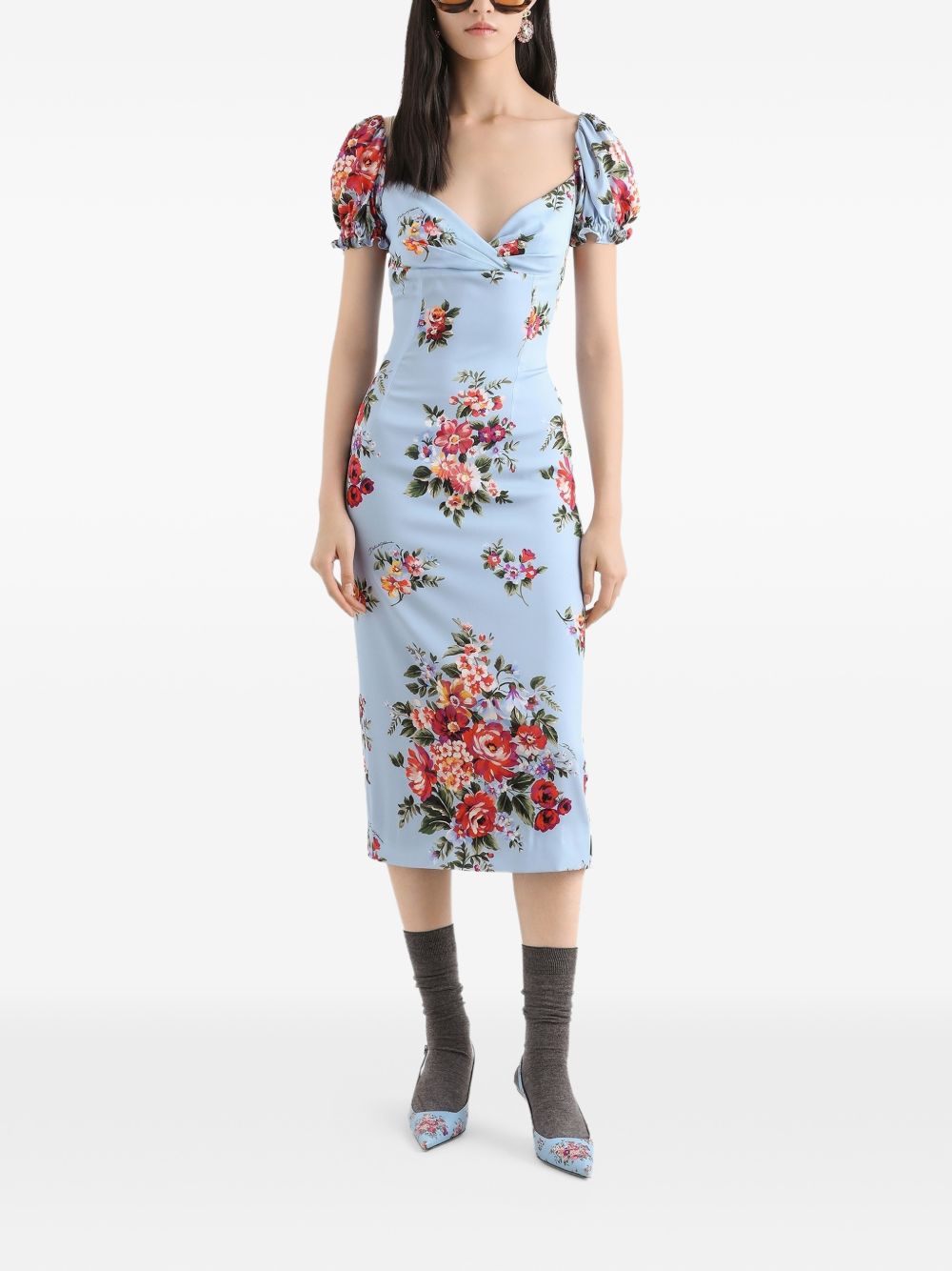 Dolce & Gabbana Dresses - Blu e verdi | cab6aad427fcbe8b500b1fcb409b4009cb88d46d