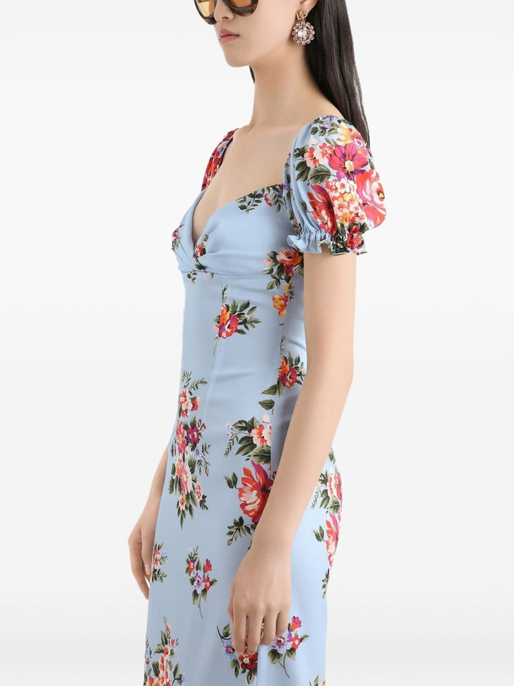 Dolce & Gabbana Dresses - Blu e verdi | 261dc447be948979aef7509ceaa642347032f23d