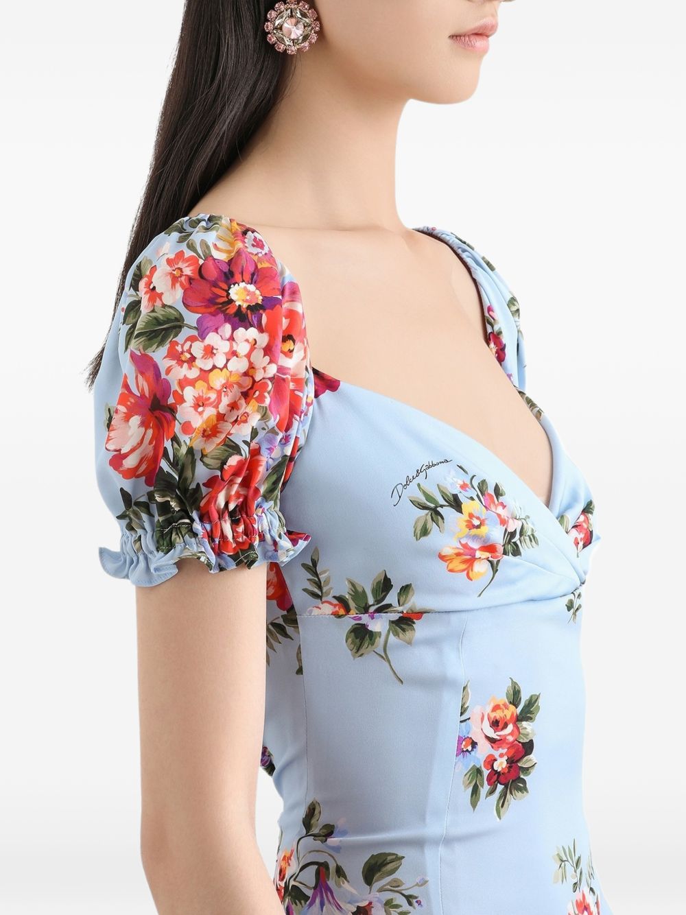 Dolce & Gabbana Dresses - Blu e verdi | aabbc5f780aced0099cc541f0baa4991abaaed1b