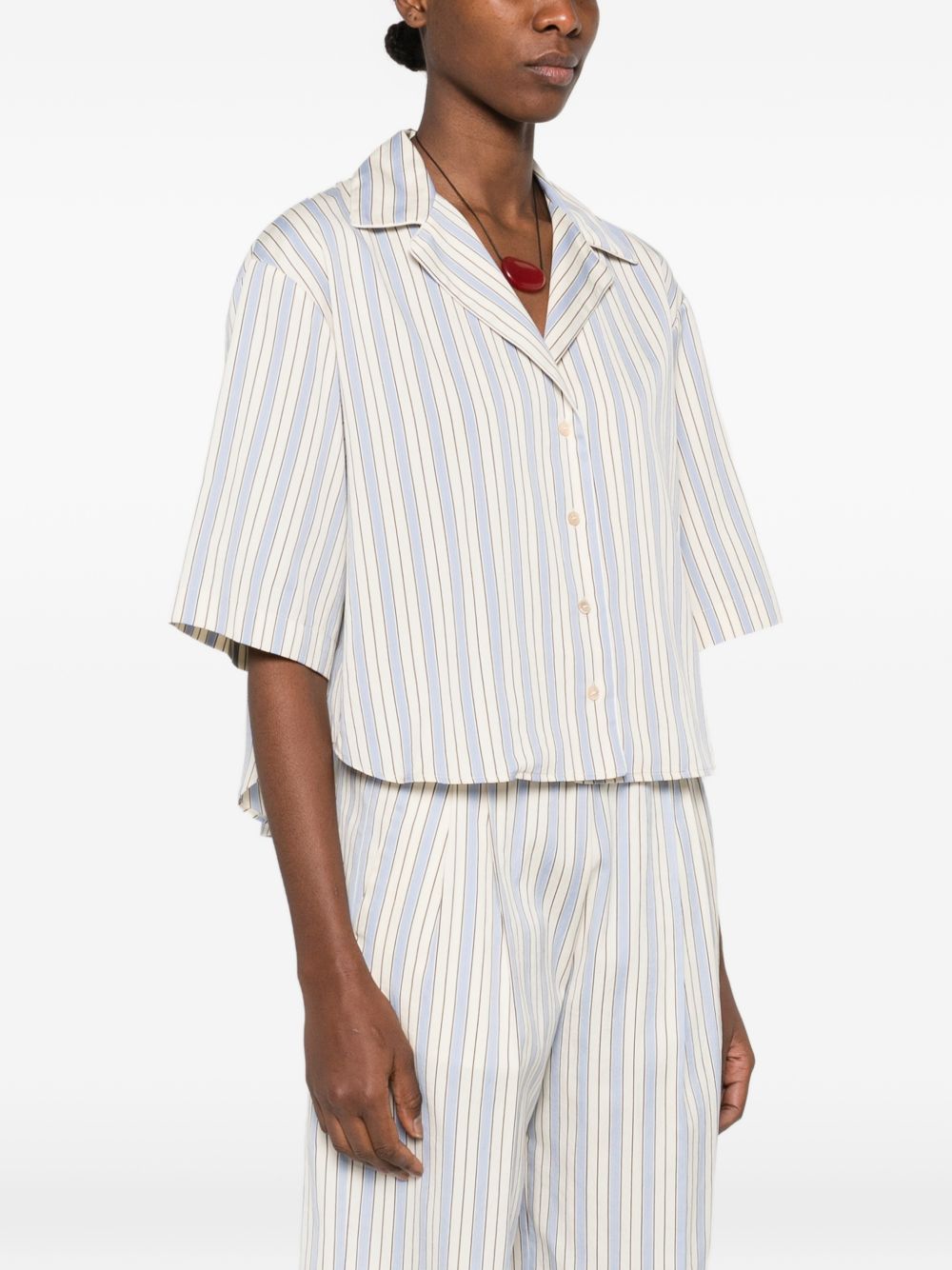 Forte Forte Shirts - Blue and green | 88c3d938b8b2a16ad937aede64184309096abb1e