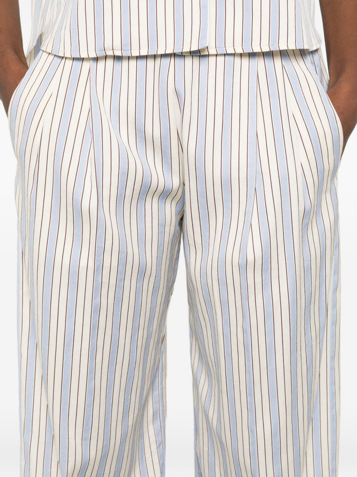 Forte Forte Trousers - Blue and green | 77cd45eafd02071c177ec8a0e3a32414dd579bc4