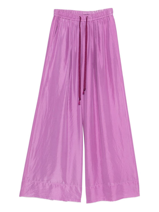 Silk Drawstring Trousers