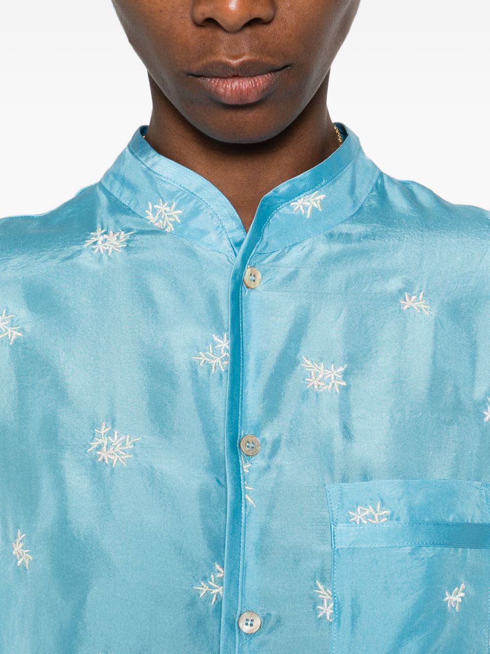 Forte Forte Shirts - Blu e verdi | c0c63adbe1de4c2cba747ac3953644f174fb3324