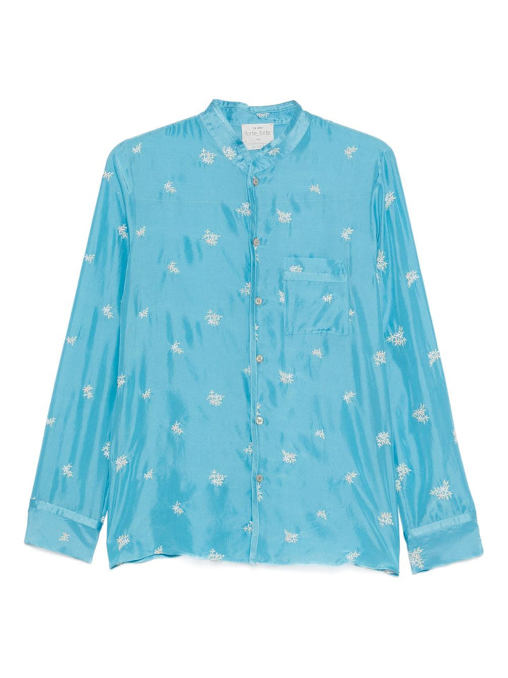 Forte Forte Shirts - Blu e verdi | 4c2d4815a05761f1bba736e6be2cc19a5af48fef