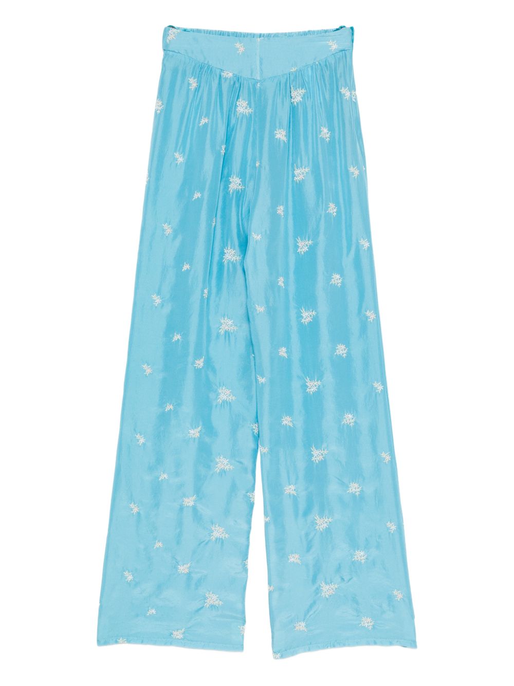 Forte Forte Trousers - Blu e verdi | f310ca0f2331258ca97720ce401b8aec6d64f890