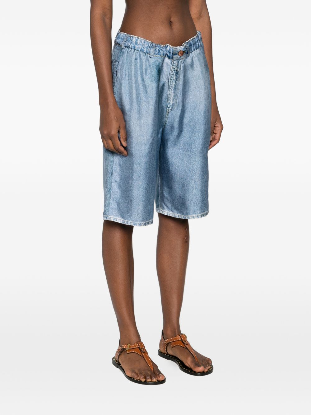 Pierre Louis Mascia Shorts - Blu e verdi | d25e489a4fc02255207aed70bbd62c713f6c7321