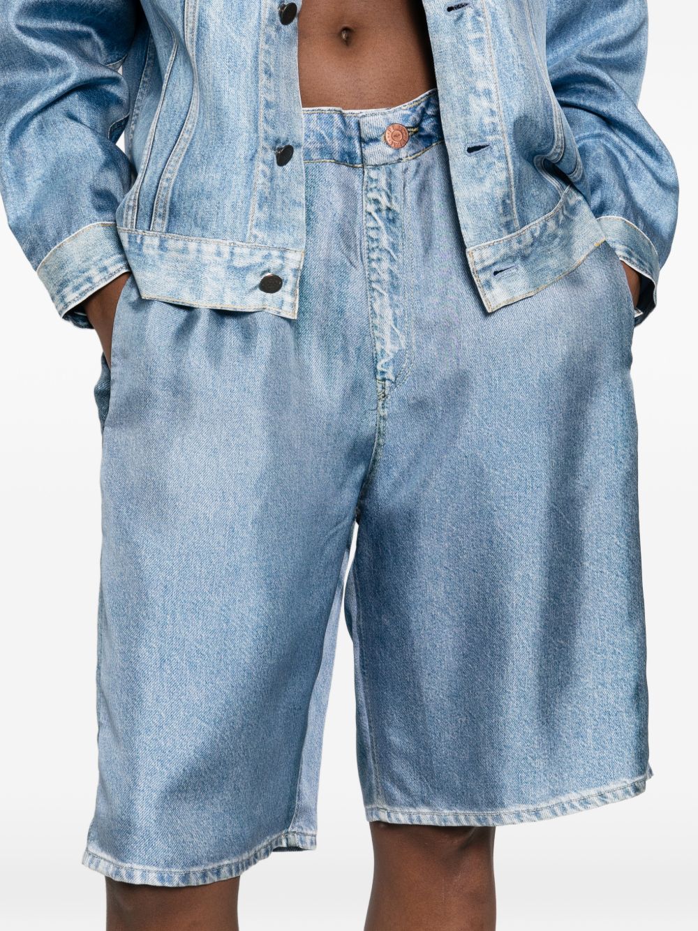 Pierre Louis Mascia Shorts - Blu e verdi | b6ff26159199006a452b1c9c7b59a37d5bc8e362