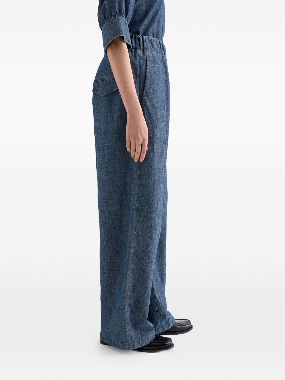 Jil Sander Trousers - Blue and green | da8c9481e957e38bc5d825474ce6c217e420b1e2