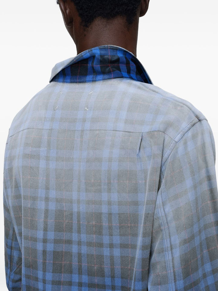 Maison Margiela Shirts - Blue and green | 4fcb49d99fc172bf6ae9edd49aa0ce1a9b31910b