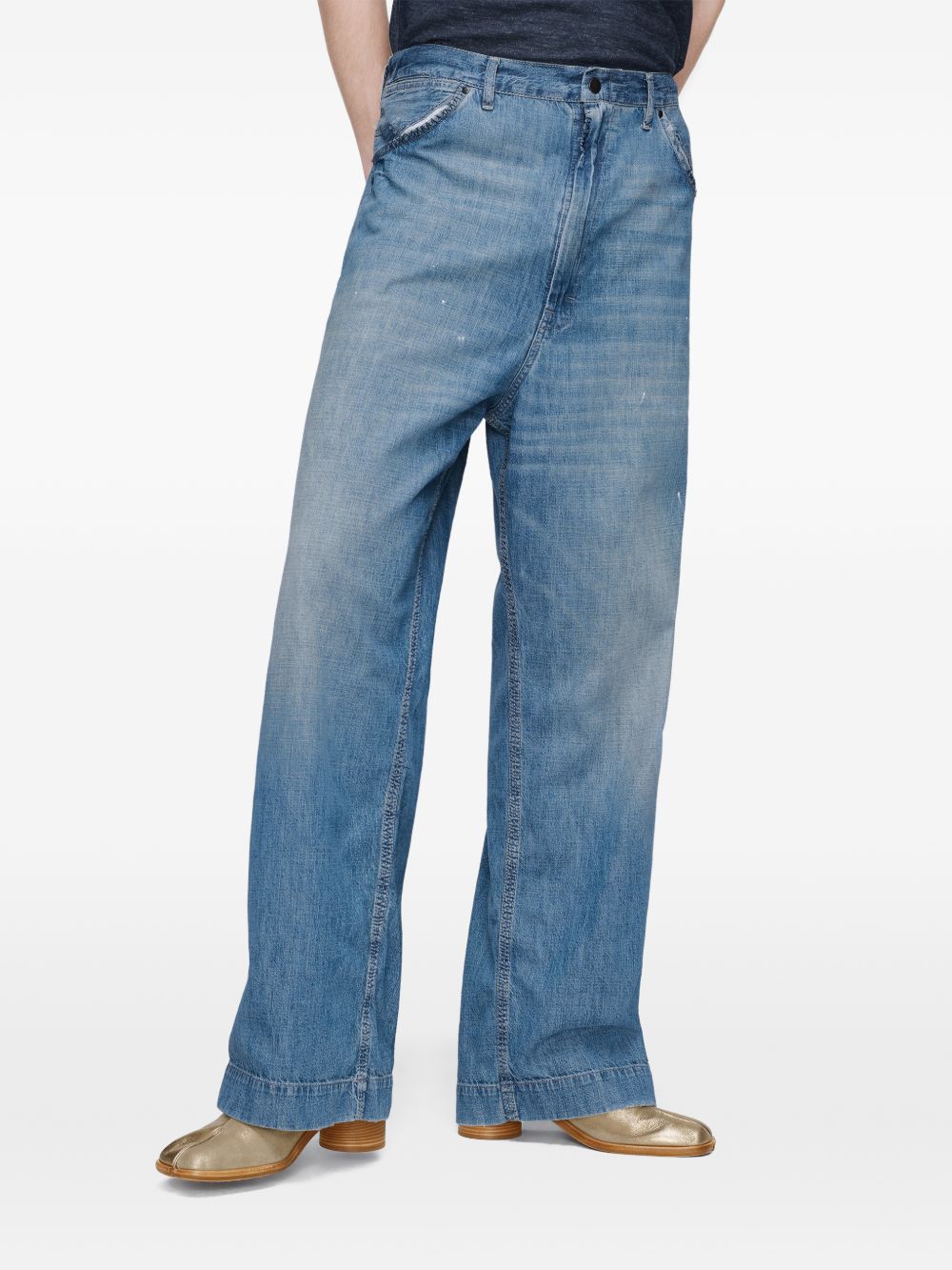 Maison Margiela Jeans - Blu e verdi | 813a3380f67d62044265f2b98cf3d7be0b4a0deb