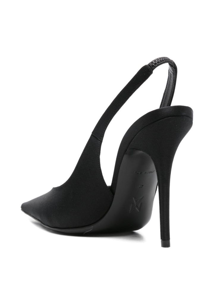 Amina Muaddi With Heel - Blacks and greys | 9c159d47947f8498668b2b4d929b9606fd6abdc9