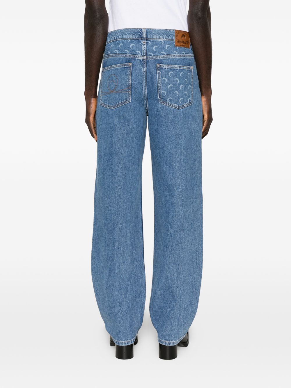 Marine Serre Jeans - Blue and green | f1363c0c92db385cf2199bdad33f017698379927