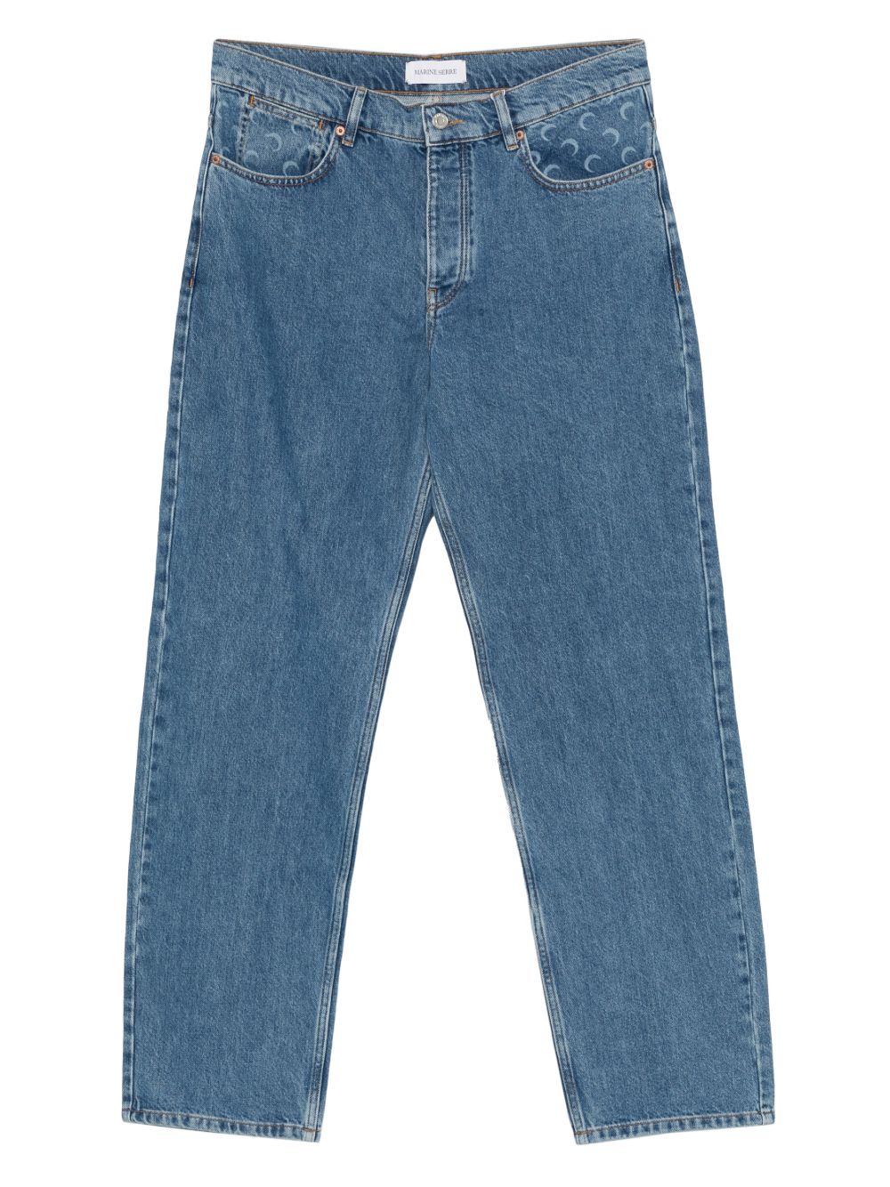 Marine Serre Jeans - Blue and green | fcf78caf18a79a6b22298d64db5a25d837581ec6