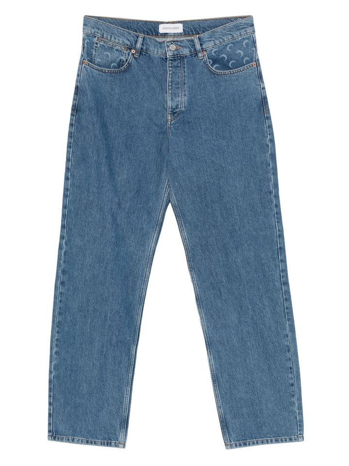 Marine Serre Jeans - Blue and green | fcf78caf18a79a6b22298d64db5a25d837581ec6