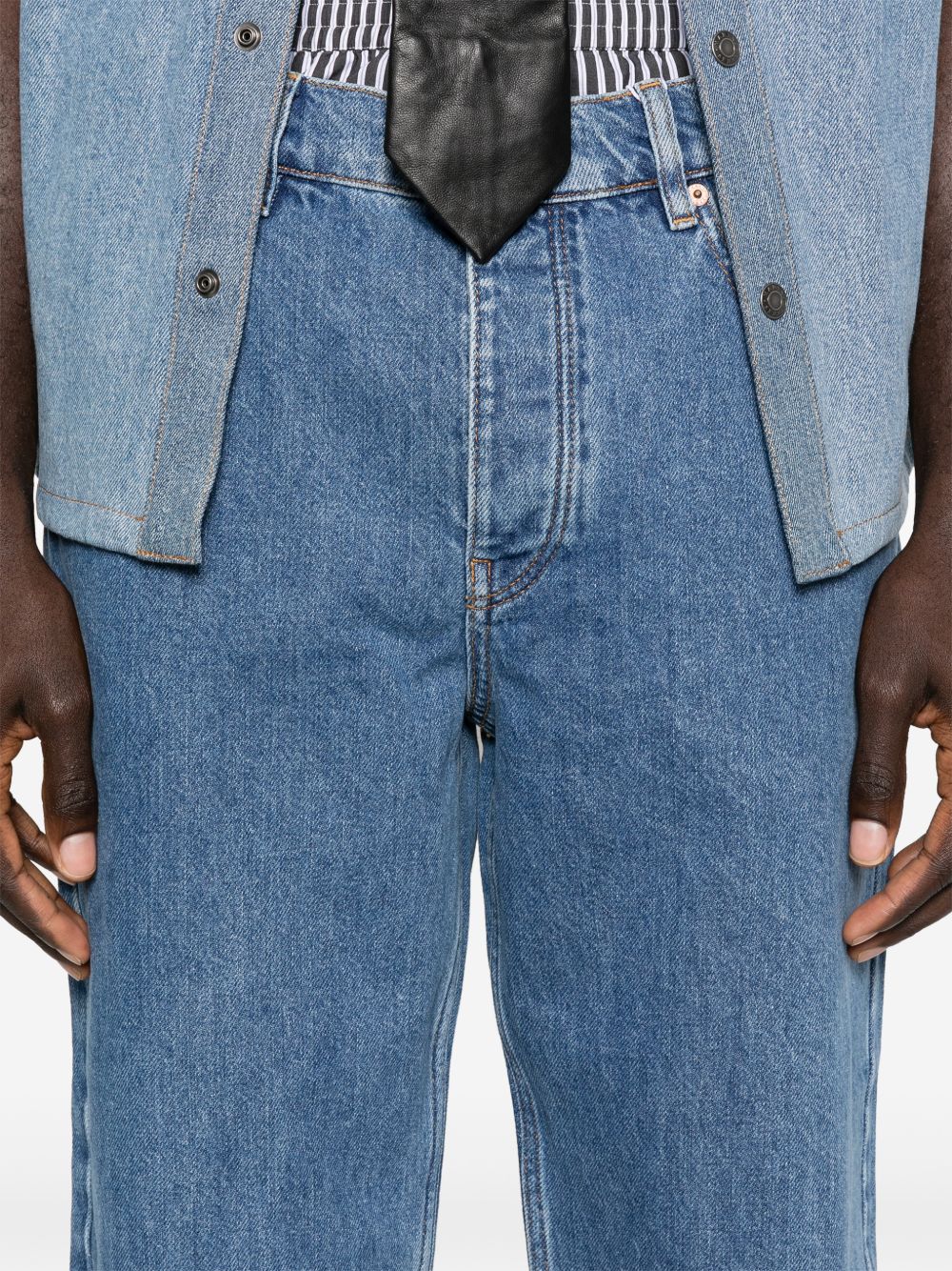 Marine Serre Jeans - Blue and green | 561b8d4048fd5b31e5e8fd43648071d499bea69a