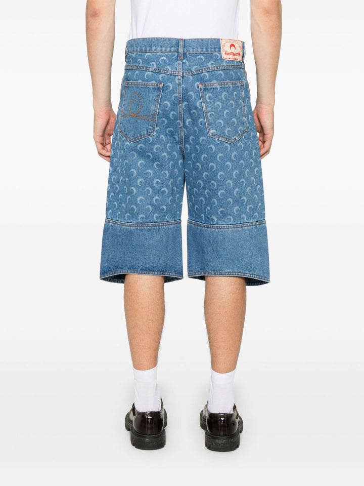 Marine Serre Shorts - BLUE | 0683de081f9b429f1fc31ccf35f947fa200e9e6a