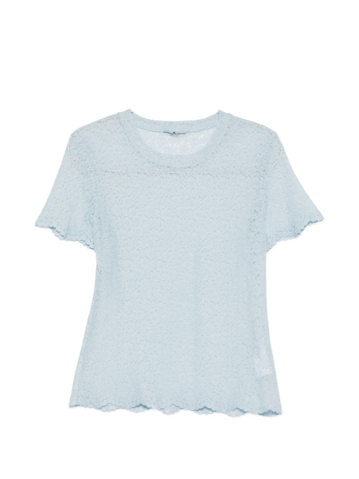 Ermanno Scervino T-shirts and Polos - Blue and green | 0d20ab2fd61939c1afedf71f0822bc21a6225326