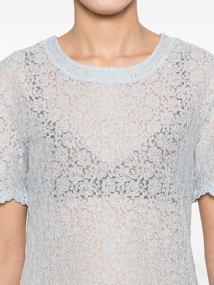 Ermanno Scervino T-shirts and Polos - Blue and green | b1feebebb75623d679548acf924bf4dca4c851ea