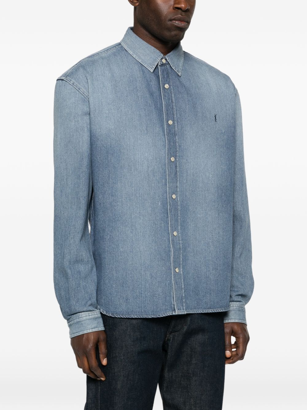 Saint Laurent Shirts - Blue and green | 25149400b73e211c4f709b0768db39fb3eb03508