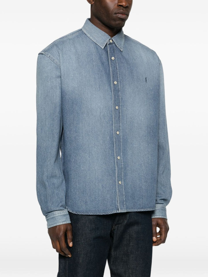 Saint Laurent Shirts - Blue and green | 25149400b73e211c4f709b0768db39fb3eb03508