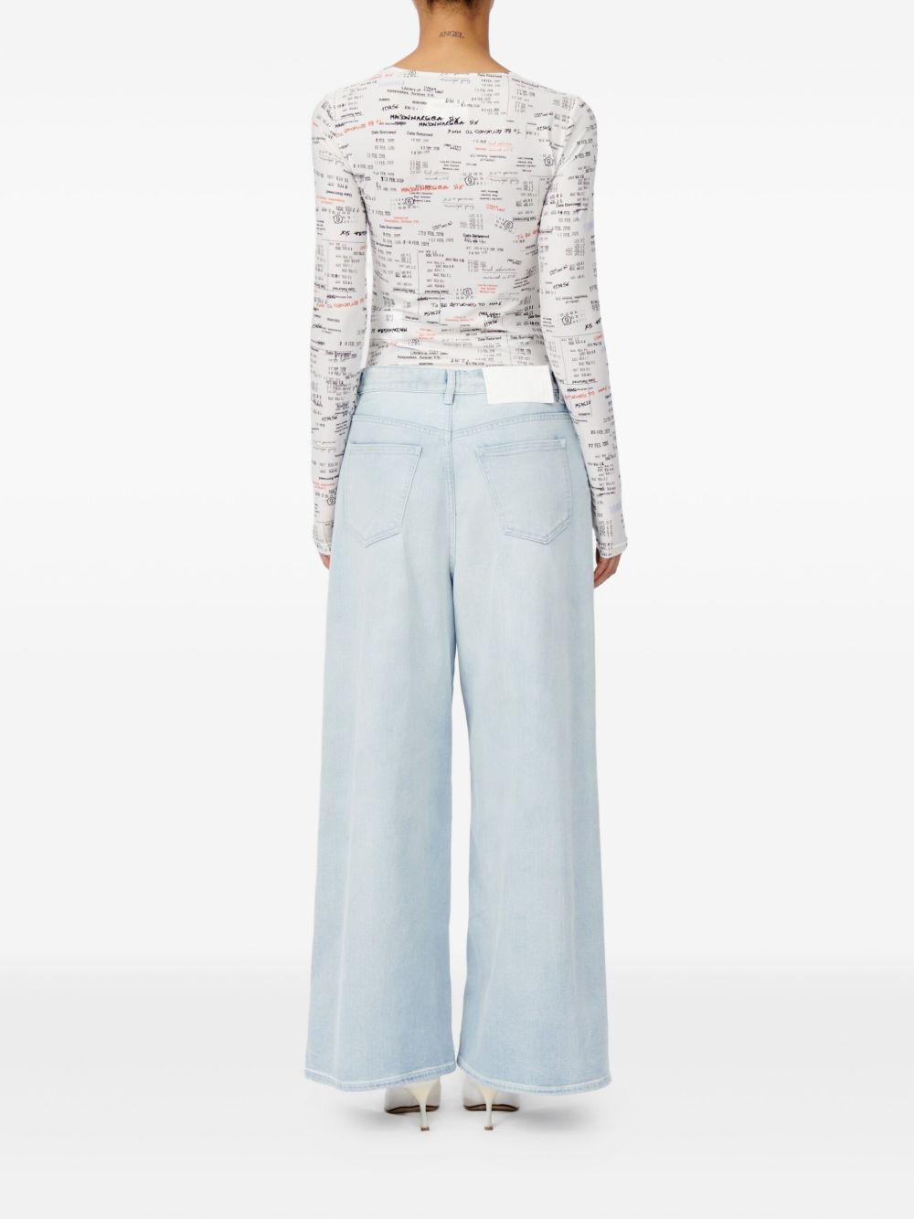 Mm6 Maison Margiela Jeans - Blue and green | ca2bd6ab5a8d207f62b8ba50248f1640cd5fbf84