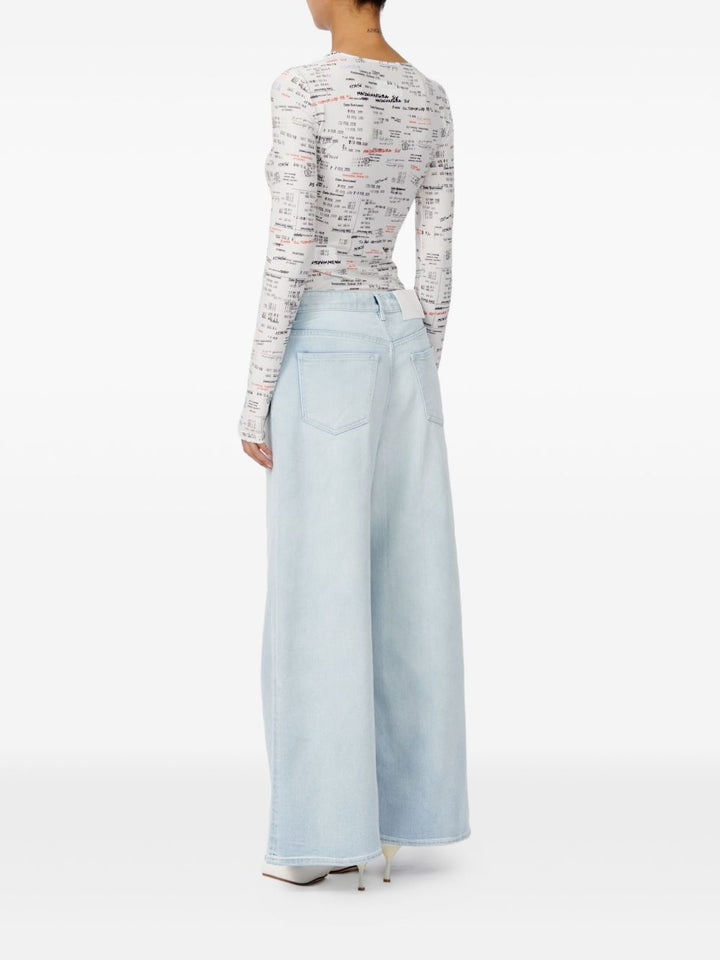 Mm6 Maison Margiela Jeans - Blue and green | 861b296564c8f7de0a15391a62dbcbb32ad8c5d1