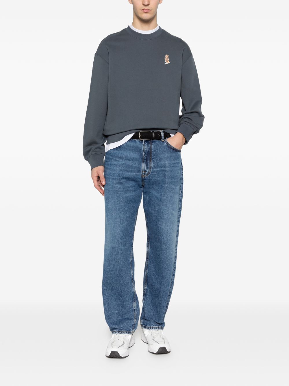 Maison Kitsune' Sweaters - Blue and green | 3c70385a5ffe9ea6a9b0cb5ff2558d190a63c574