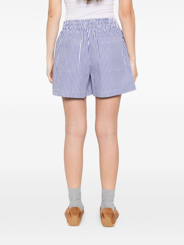 Parosh Shorts - Blue and green | 6b26075c0750d9591ee1d701e7fcdd66fc87f595
