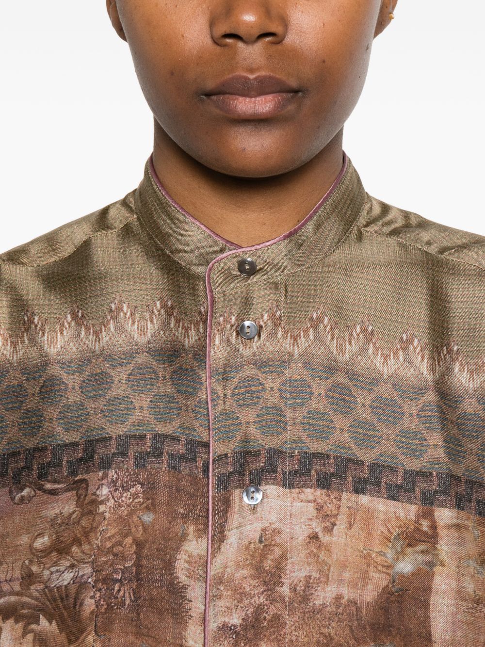 Pierre Louis Mascia Shirts - Blu e verdi | cbef164952f7aee21ab13a42ca87edbe9647c756