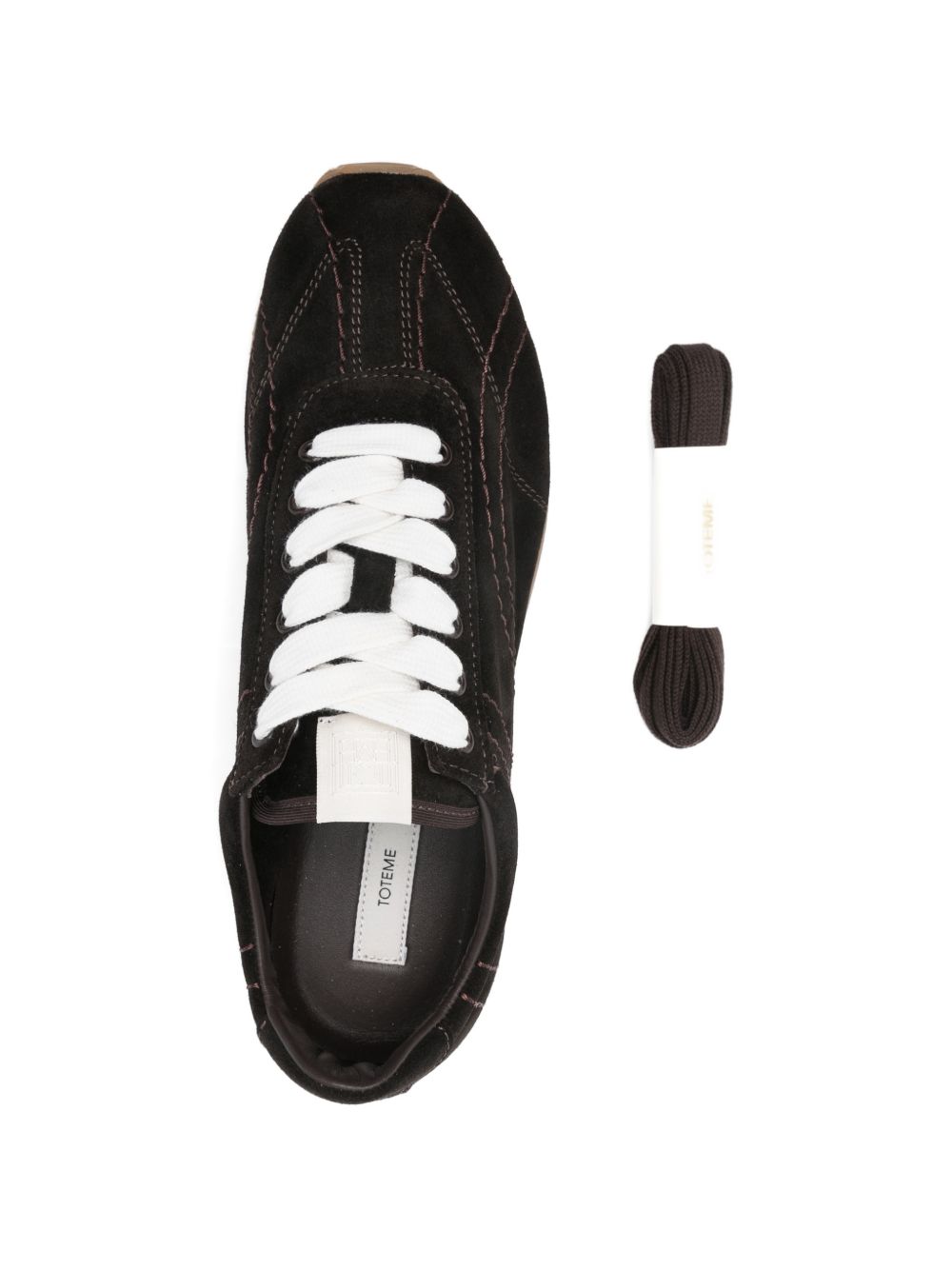 Toteme Main Sneakers - Brown | c59ac08e22110a00186b1ab2cfd490139fcab07b