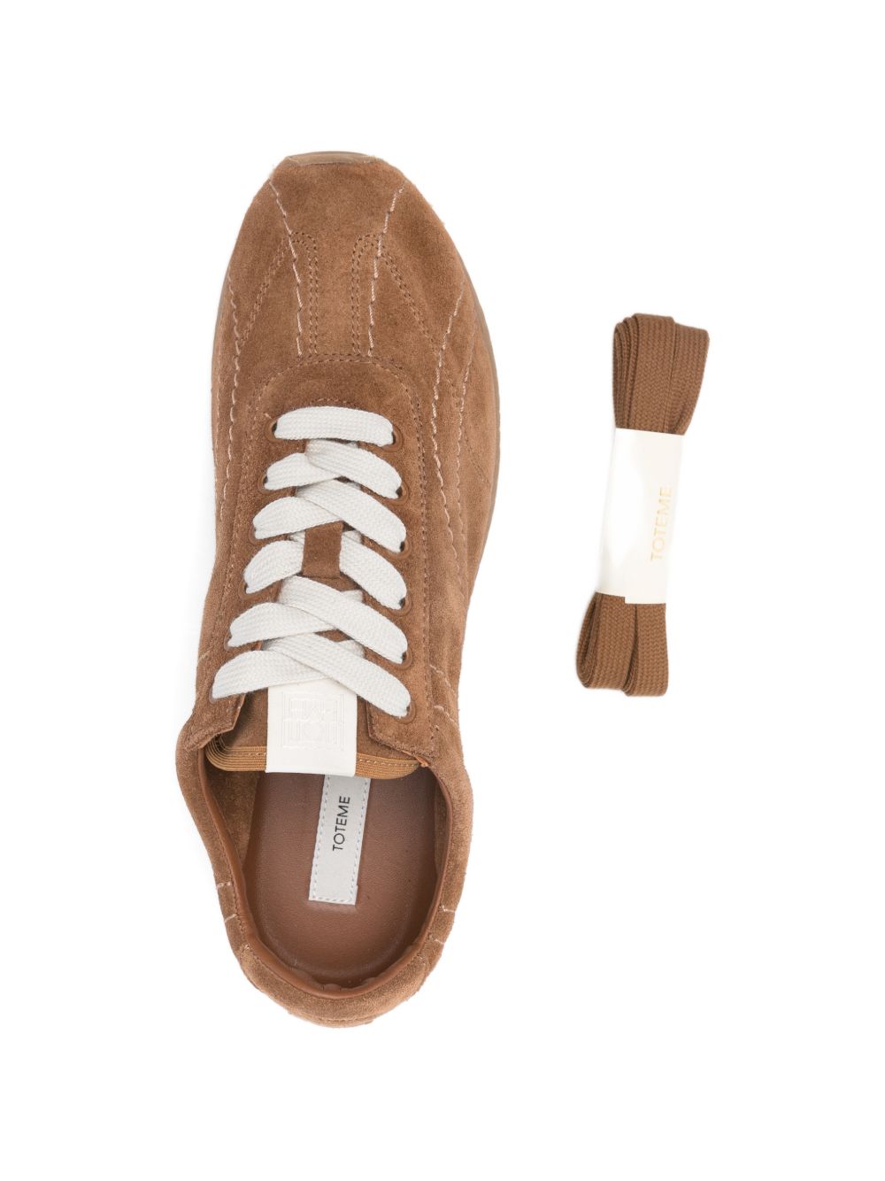 Toteme Main Sneakers - Brown | 9bf621a85742ec27e9fbf1c10fa88236a8faba82