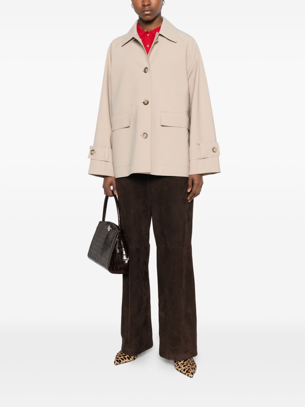 Harris Wharf London Coats - Light and natural | 659e45102f3e8c5cc2aed840d1b04c741d0deeaf