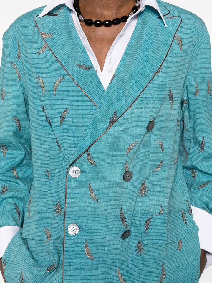 Pierre Louis Mascia Jackets - Blu e verdi | 8b413869ae4f42c503a09e27ce1180a761ae4418