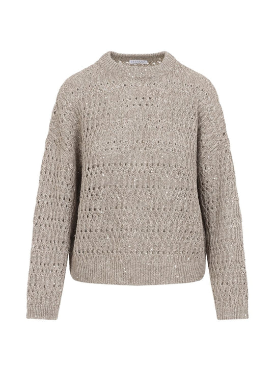 Linen Crewneck Sweater