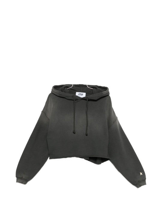 Cotton Cropped Hoodie