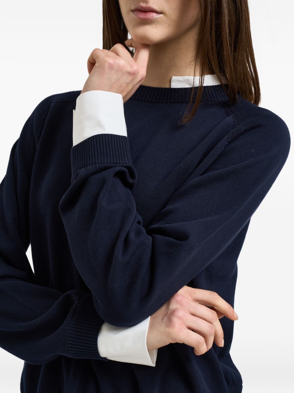 Semicouture Sweaters - Blu e verdi | 7fa666a362d0a68e87dfc7ac1fa94e8461828cc5