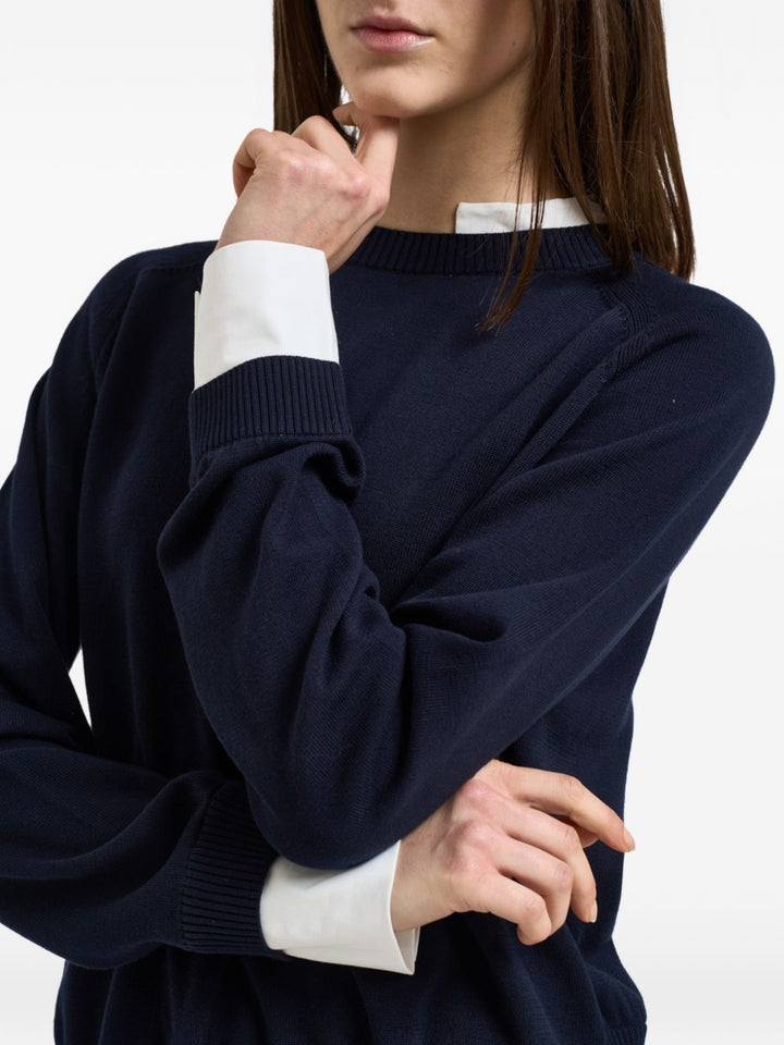 Semicouture Sweaters - Blu e verdi | 7fa666a362d0a68e87dfc7ac1fa94e8461828cc5