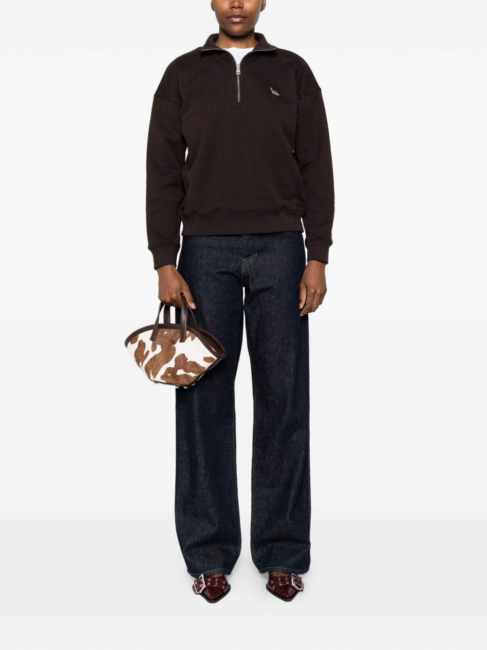 Maison Kitsune' Sweaters - Brown | 48a2beb427ce029ca77af5801f77de30f0ad70c6