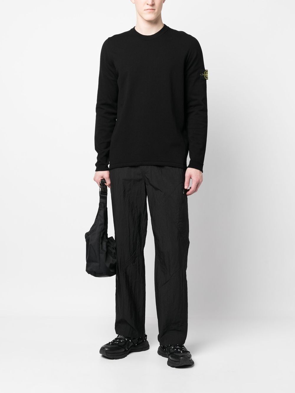 Stone Island Sweaters - Blacks and greys | e7b7bc4a11c90d407396dba5f60ef19e0a3b2bee