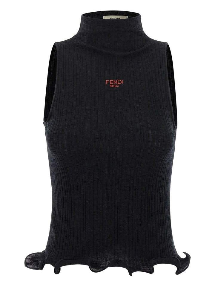 Fendi Top - BLACK | c1d57bd4fb46d82934b32fdb9af9d083d885eccc