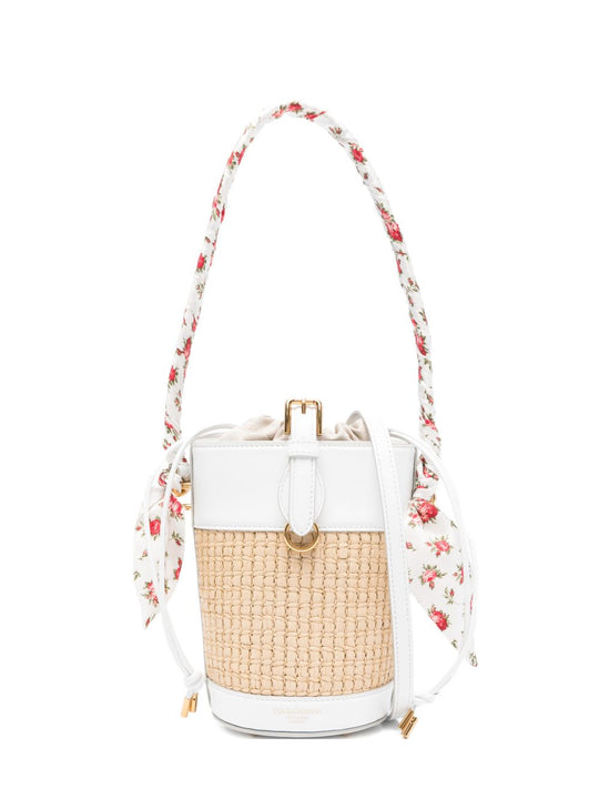 Capri Rafia Bucket Bag