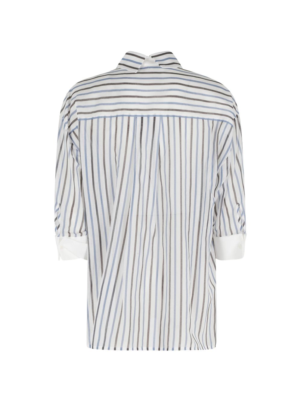 Semicouture Shirts - Blu e verdi | 93e0901aae06c023605a797c348da765ff34c6c4