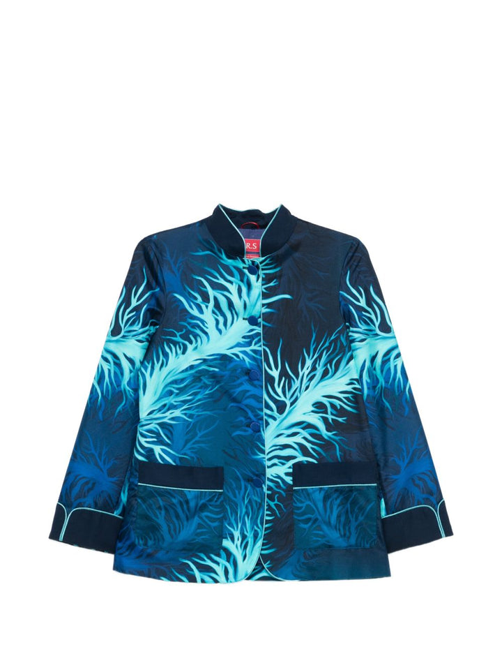 F.R.S . Jackets - Blu e verdi | f8a4775aaf2ae8bb4b72674eb27470c9a85f2096