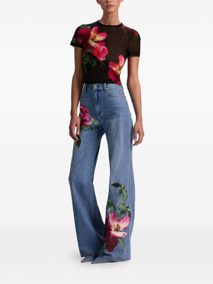 Alice + Olivia Jeans - Blue and green | bd89ade6deb4002cfd4276c377b1b73477c12358